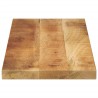 Dessus de table rectangulaire bois massif de manguier brut 560998560998