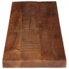 Dessus de table 100x30x2,5cm rectangulaire bois massif récupéré 561000561000