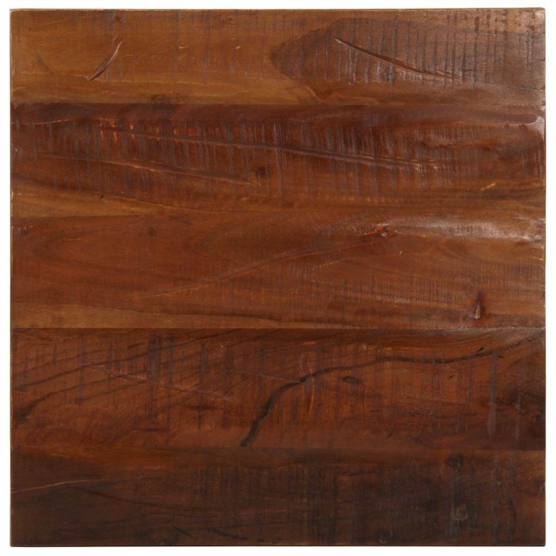 Dessus de table 60x60x2,5 cm carré bois massif de récupération 561003561003