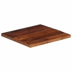 Dessus de table 60x60x2,5 cm carré bois massif de récupération 561003561003