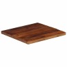 Dessus de table 60x60x2,5 cm carré bois massif de récupération 561003561003