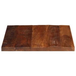 Dessus de table 60x60x2,5 cm carré bois massif de récupération 561003561003