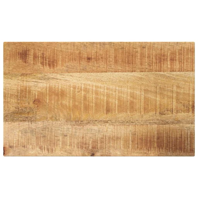 Dessus de table rectangulaire bois massif manguier brut 561009561009