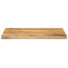 Dessus de table rectangulaire bois massif manguier brut 561009561009
