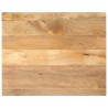 Dessus de table 100x80x3,8cm rectangulaire bois massif manguier 561022561022