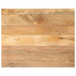 Dessus de table 90x80x3,8 cm rectangulaire bois massif manguier 561030561030