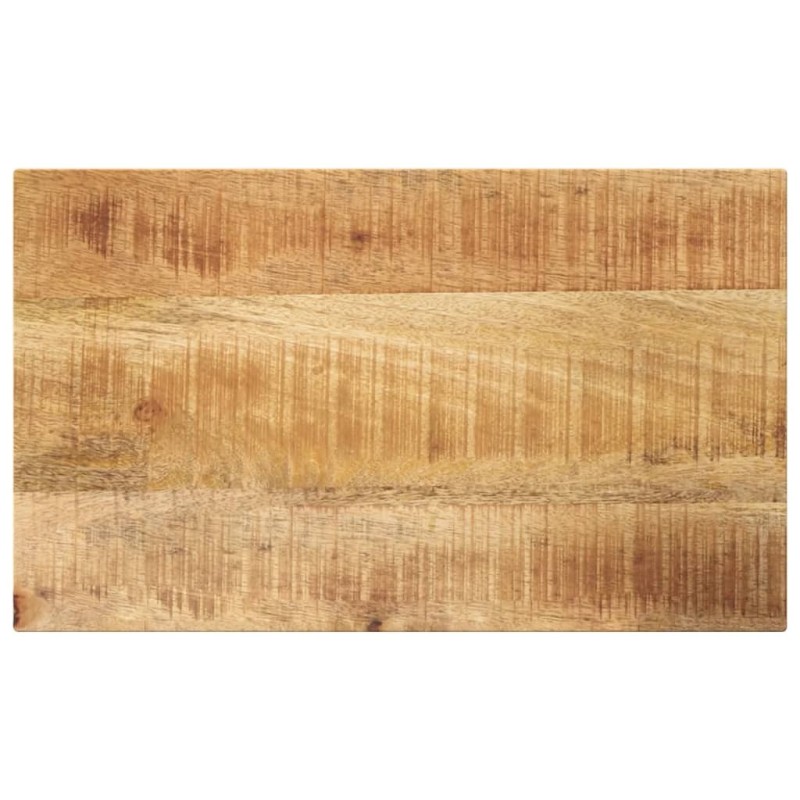 Dessus de table rectangulaire bois massif manguier brut 561038561038