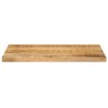 Dessus de table rectangulaire bois massif manguier brut 561038561038