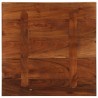 Dessus de table 60x60x3,8 cm carré bois massif de récupération 561046561046