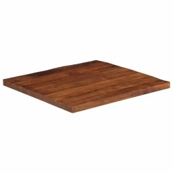 Dessus de table 90x90x3,8 cm carré bois massif de récupération 561050561050