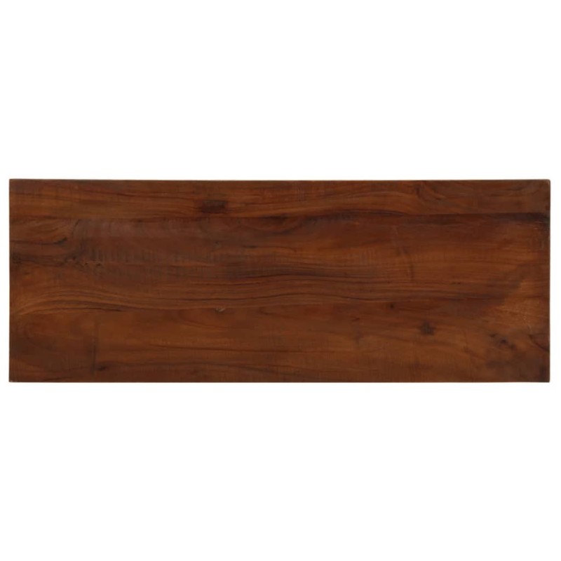 Dessus de table 70x30x3,8 cm rectangulaire bois massif récupéré 561054561054