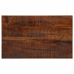 Dessus de table 60x30x3,8 cm rectangulaire bois massif récupéré 561062561062