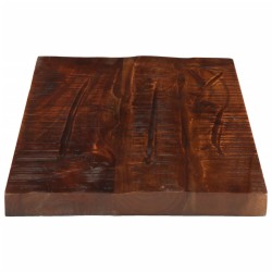 Dessus de table 50x30x3,8 cm rectangulaire bois massif récupéré 561063561063