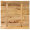 Dessus de table bord vivant 40x40x2,5 cm bois de manguier brut 561069561069