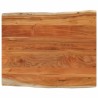 Dessus de table 100x80x3,8 cm rectangulaire bois massif acacia 561070561070