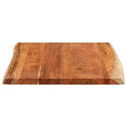 Dessus de table 100x80x3,8 cm rectangulaire bois massif acacia 561070561070