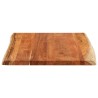 Dessus de table 100x80x3,8 cm rectangulaire bois massif acacia 561070561070