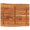 Dessus de table 100x80x3,8 cm rectangulaire bois massif acacia 561070561070
