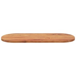 Dessus de table 120x50x2,5 cm ovale bois massif d'acacia 561072561072