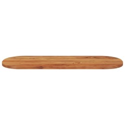 Dessus de table 140x50x2,5 cm ovale bois massif d'acacia 561073561073