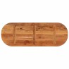 Dessus de table 140x50x2,5 cm ovale bois massif d'acacia 561073561073