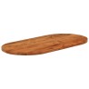 Dessus de table 120x60x2,5 cm ovale bois massif d'acacia 561074561074