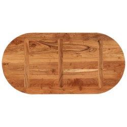 Dessus de table 120x60x2,5 cm ovale bois massif d'acacia 561074561074
