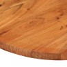 Dessus de table 120x60x2,5 cm ovale bois massif d'acacia 561074561074