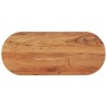 Dessus de table 140x60x2,5 cm ovale bois massif d'acacia 561075561075