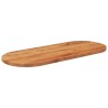 Dessus de table 140x60x2,5 cm ovale bois massif d'acacia 561075561075