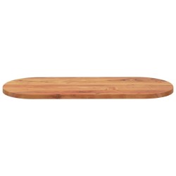 Dessus de table 140x60x2,5 cm ovale bois massif d'acacia 561075561075