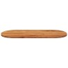 Dessus de table 90x40x3,8 cm ovale bois massif d'acacia 561077561077