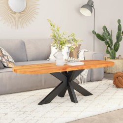 Dessus de table 100x40x3,8 cm ovale bois massif d'acacia 561078561078