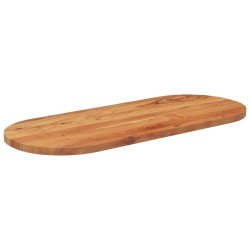 Dessus de table 100x40x3,8 cm ovale bois massif d'acacia 561078561078