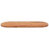 Dessus de table 100x40x3,8 cm ovale bois massif d'acacia 561078561078