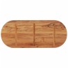 Dessus de table 100x40x3,8 cm ovale bois massif d'acacia 561078561078