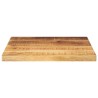 Dessus de table 60x60x2,5 cm carré bois massif de manguier brut 561081561081