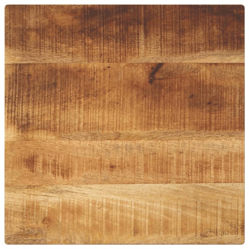 Dessus de table 60x60x1,5 cm carré bois massif de manguier brut 561084561084