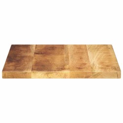 Dessus de table 50x50x2,5 cm carré bois massif de manguier brut 561092561092