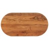 Dessus de table 100x50x2,5 cm ovale bois massif d'acacia 561094561094
