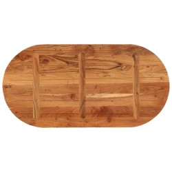 Dessus de table 100x50x2,5 cm ovale bois massif d'acacia 561094561094