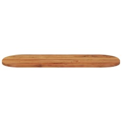 Dessus de table 110x40x2,5 cm ovale bois massif d'acacia 561095561095