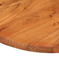 Dessus de table 110x40x2,5 cm ovale bois massif d'acacia 561095561095