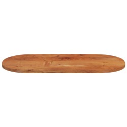 Dessus de table 80x40x2,5 cm ovale bois massif d'acacia 561102561102
