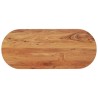 Dessus de table 120x50x3,8 cm ovale bois massif d'acacia 561103561103
