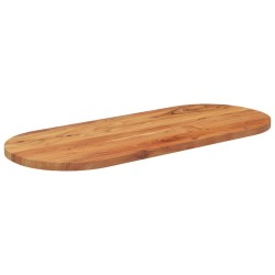 Dessus de table 120x50x3,8 cm ovale bois massif d'acacia 561103561103