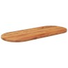 Dessus de table 120x50x3,8 cm ovale bois massif d'acacia 561103561103