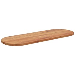 Dessus de table 140x50x3,8 cm ovale bois massif d'acacia 561104561104