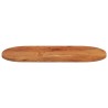 Dessus de table 120x60x3,8 cm ovale bois massif d'acacia 561105561105