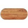 Dessus de table 140x60x3,8 cm ovale bois massif d'acacia 561106561106
